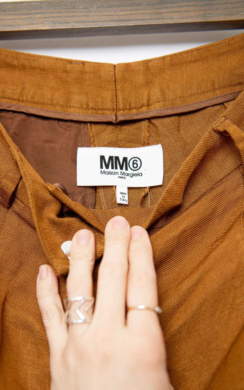 Maison Margiela Pantaloni: MM6 Leinenshorts - Gr. S – Usato da Illnau venduto da Monkky 6