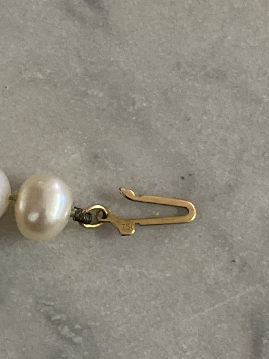 Perle (finte): Perlenkette, 750/18k Gold Verschluss – Usato da Rheineck venduto da UhrenReinhardt 5