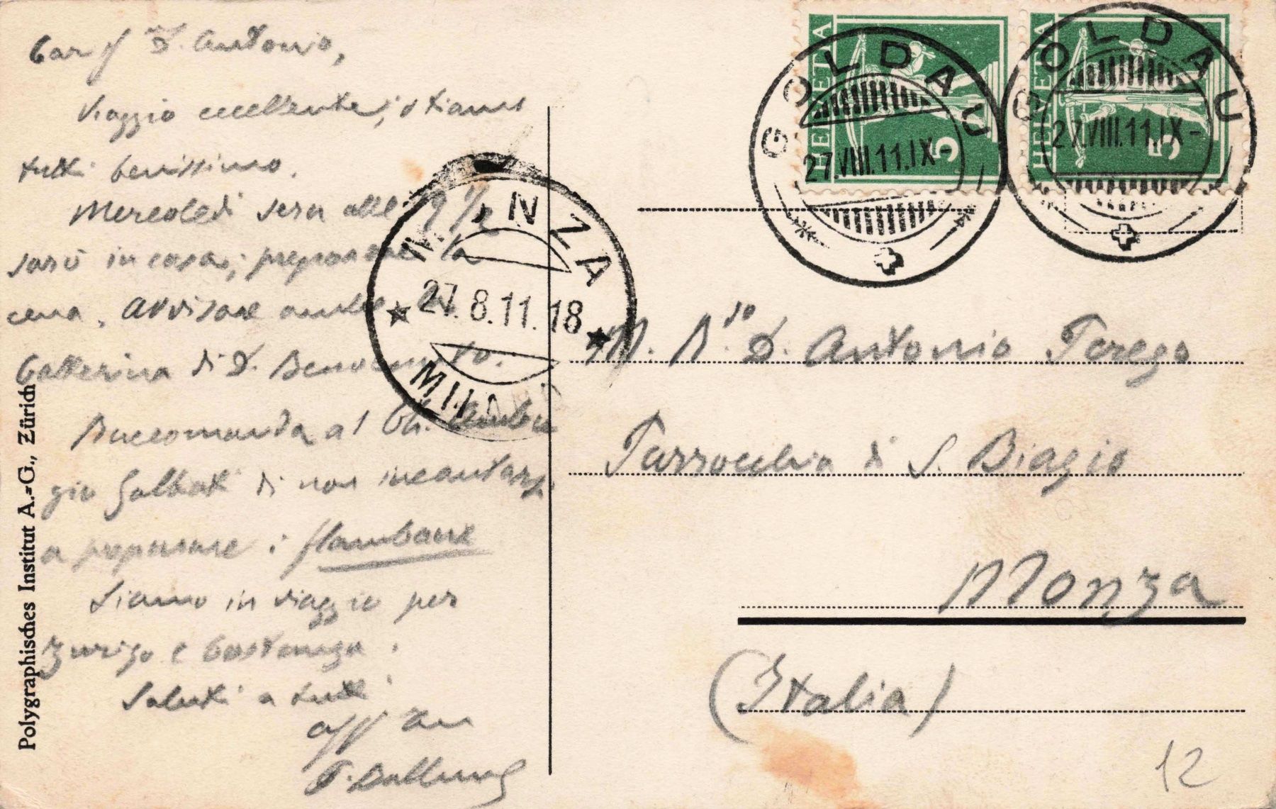 Cartoline postali: ARB Arth Rigi Bahn Bernina – Usato da Biasca venduto da Blenio71 1