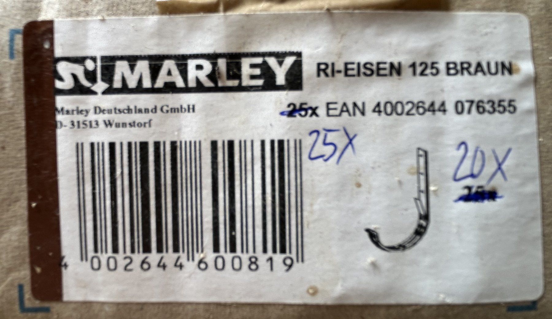 Altri materiali da costruzione: RI Eisen, Dachrinnenhalter Marley – Nuovo (secondo la descrizione) da Thunstetten venduto da Chnuschti18 1