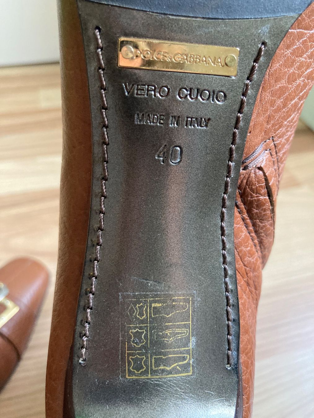 Dolce & Gabbana Scarpe da donna: Dolce & Gabbana Leder-Stiefeletten Gr.40 – Usato da Jonen venduto da Nadeshika 8