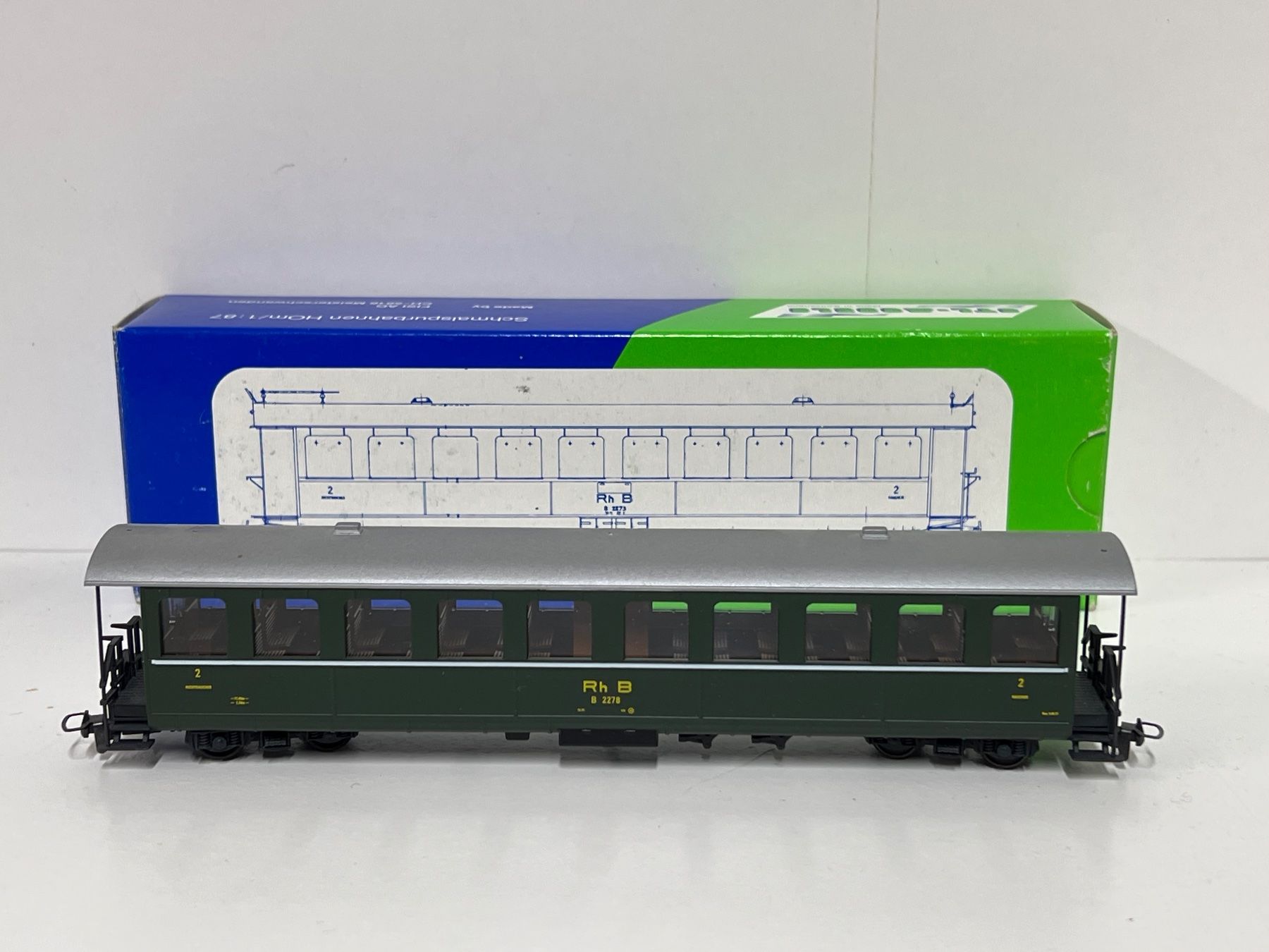 Modellini di ferrovie: STL - MODELS RhB B 2278  H0m – Usato da Neuenhof venduto da ludovicco 1