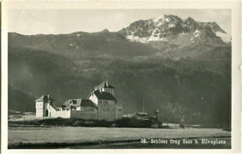 Ansichtskarten: Silvaplana, Schoss Crap Sass – Gebraucht aus Ottikon b.Kemptth. von Neptun1974