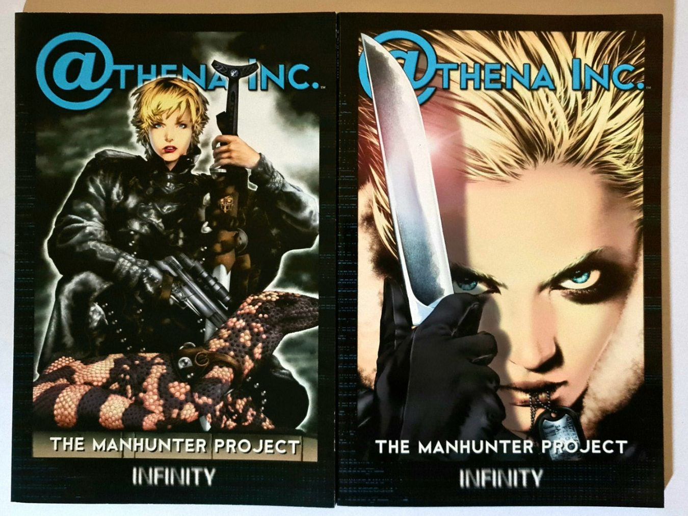 Fumetti: Athena Inc. The Manhunter Project, Infinity, Comic Hefte 1+2 – Usato da Aesch BL venduto da pri_fp8t