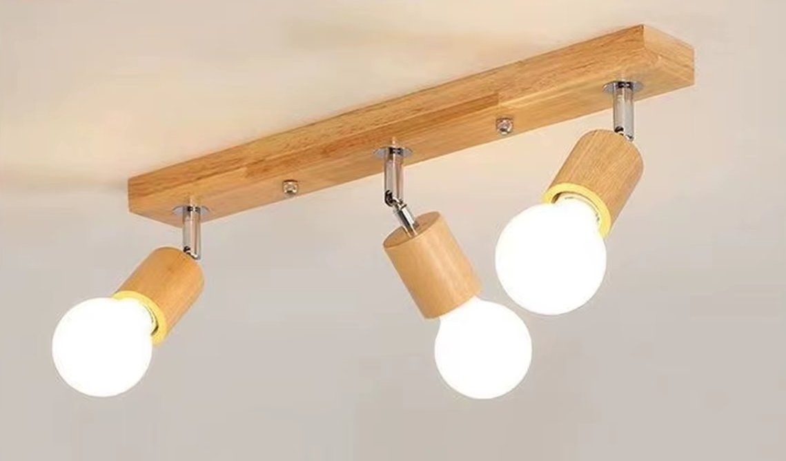 Lampadari & plafoniere: Holz Deckenstrahler 3 Flammig – Nuovo e nell'imballaggio originale da Geneve venduto da Titi2008 8