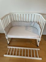 Babybay Beistellbett in weiss mit Träumeland Matratze