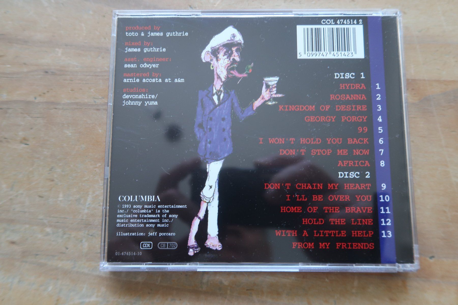 CD: TOTO - ABSOLUTELY LIVE - 2x CD – Usato da Basel venduto da Patiscat 1