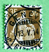  Nr.116 Helvetia mit Schwert  GESTEMPELT   