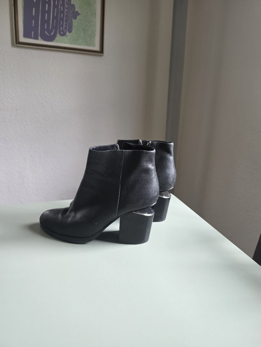 Alexander Wang Damenschuhe: ALEXANDER WANG Schwarze Leder Stiefeletten GR. 37.5 – Gebraucht aus Zürich von connem 3
