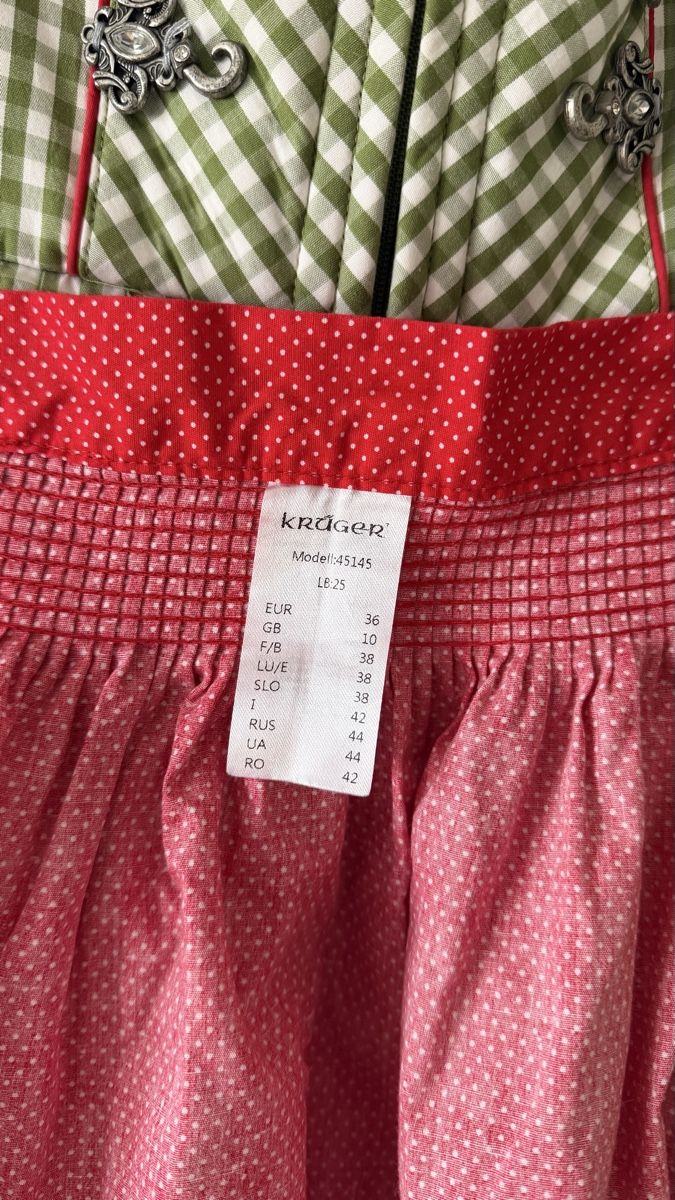 Krüger Vestiti: Original Krüger Madl Dirndl 32 – Nuovo (secondo la descrizione) da Zürich venduto da amaguri 3