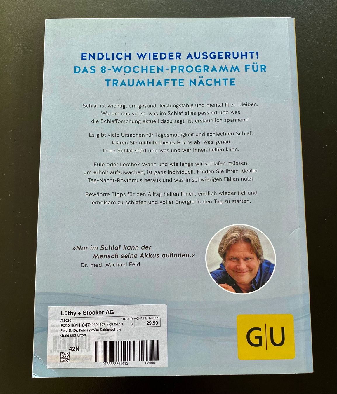Bücher: Dr. Felds grosse Schlafschule / GU Ratgeber – Gebraucht aus Nussbaumen AG von schuba2000 1