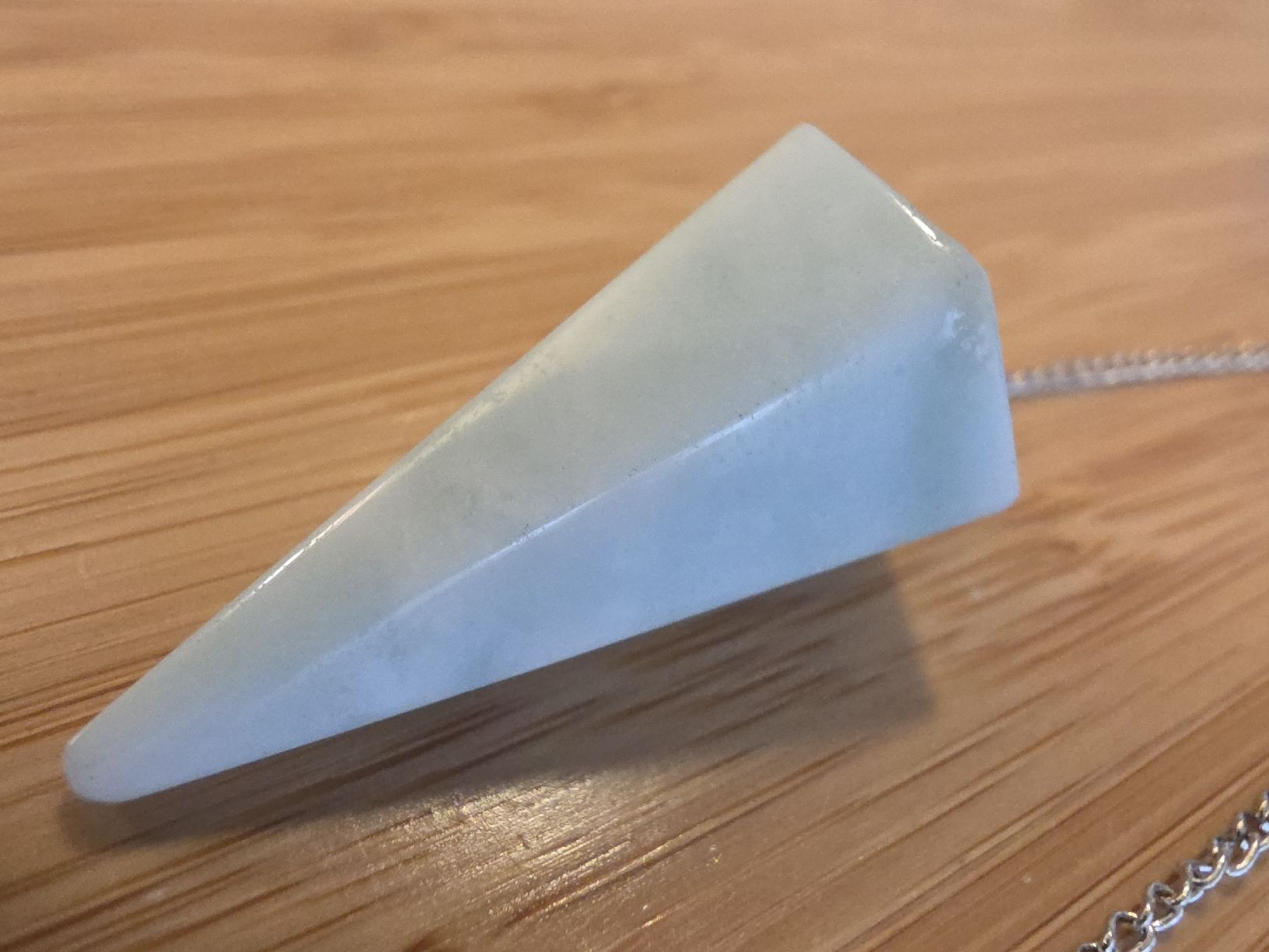 Minerali & Pietre curative: Amazonit Pendel Länge 4 x 2cm. – Nuovo e nell'imballaggio originale da Menziken venduto da Mirager 1