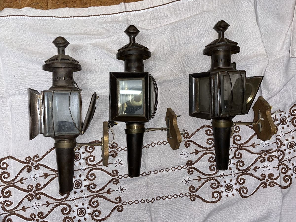 Lampade: Antike Kutschenlampe, Lampe, Kutsche – Usato da Wallbach venduto da wonderlike