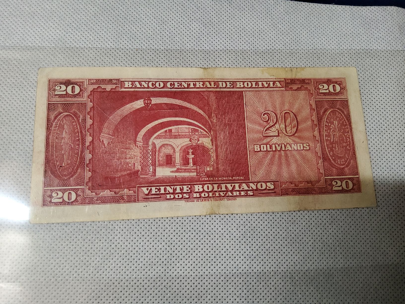 Banconote: Banknote Bolívia 1945 – Usato da Herisau venduto da Nluanalucas 1