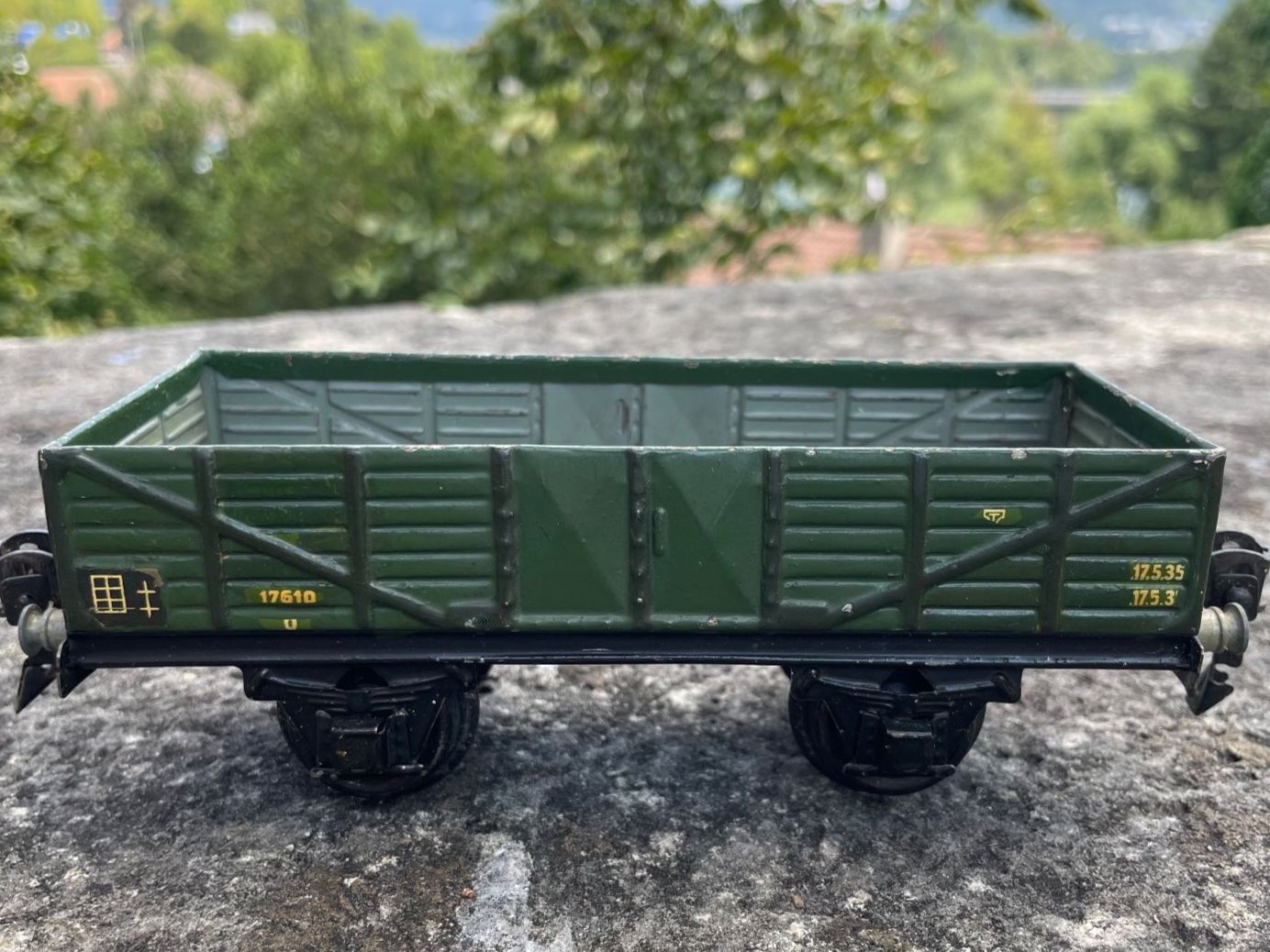 Märklin Modelleisenbahnen: Märklin offener Güterwagen 17610 Exportversion Spur 0 – Gebraucht aus Brugg AG von lenya1 1
