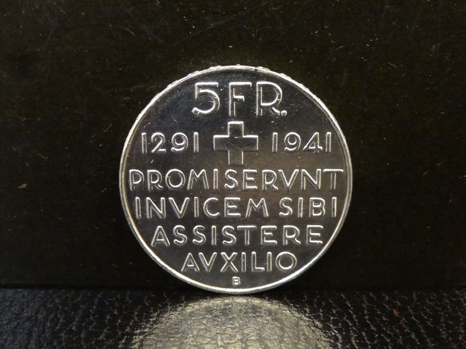 Tutti le monete: 5 Franken Gedenkmünze Silber 1941 – Usato da Kerzers venduto da bottlesandboxes 8