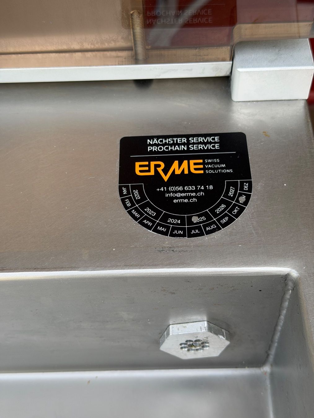 Elettrodomestici da cucina: Vacuummaschine Erme VM T5 S/CE – Usato da Hausen AG venduto da eri_6ndx 7