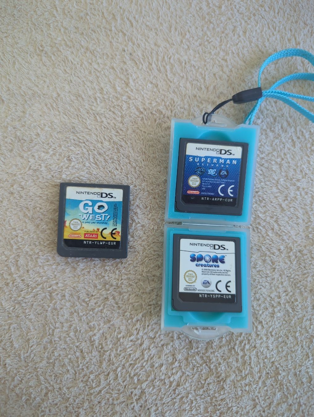 Nintendo Spiele: 3x Nintendo DS Spiele - Superman, Spore Creatures, Go West – Gebraucht aus Wabern von poke-freak