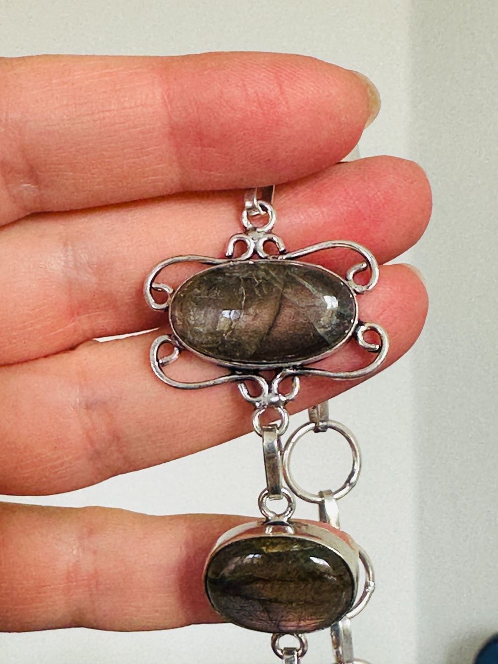 Bracciali & Braccialetti: Labradorite Gemstone Bracelet 7-8" – Nuovo e nell'imballaggio originale da Genève venduto da AGBERG