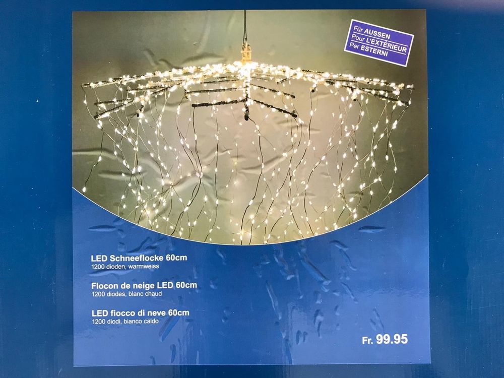 Led Schneeflocken Lichterkette 2025 Candy Nalani