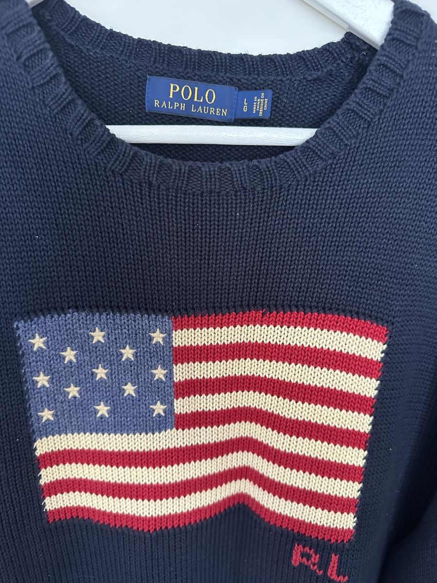 Ralph Lauren Pullover & Sweatshirts: RALPH LAUREN FLAGG PULLOVER-L-MARINE BLAU-NEU – Neu (gemäss Beschreibung) aus Baar von hasenfrau15 1