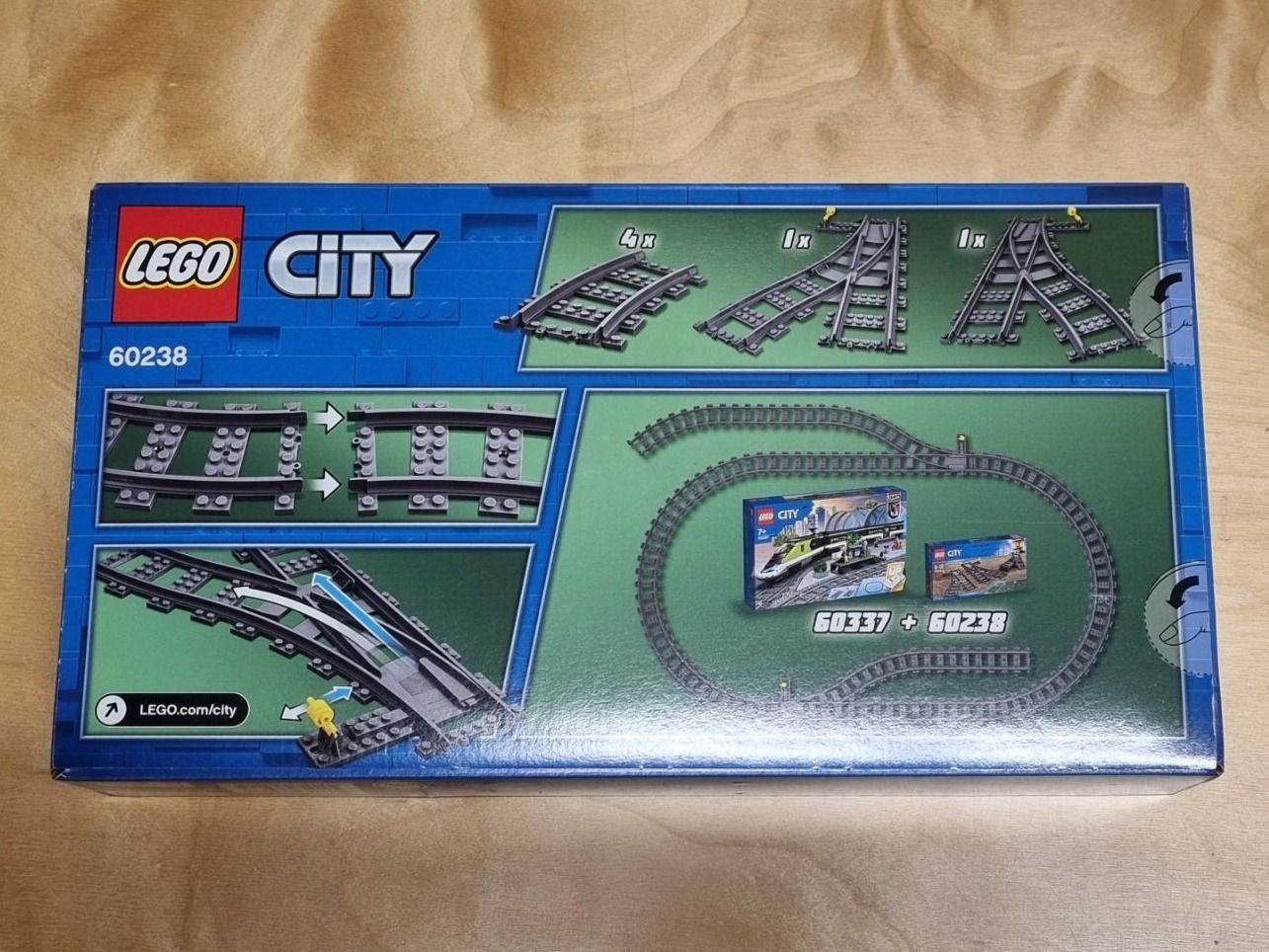 Lego Kit di costruzioni: LEGO City 60238 Switch Tracks – Nuovo e nell'imballaggio originale da Basadingen venduto da NekoBricks 1