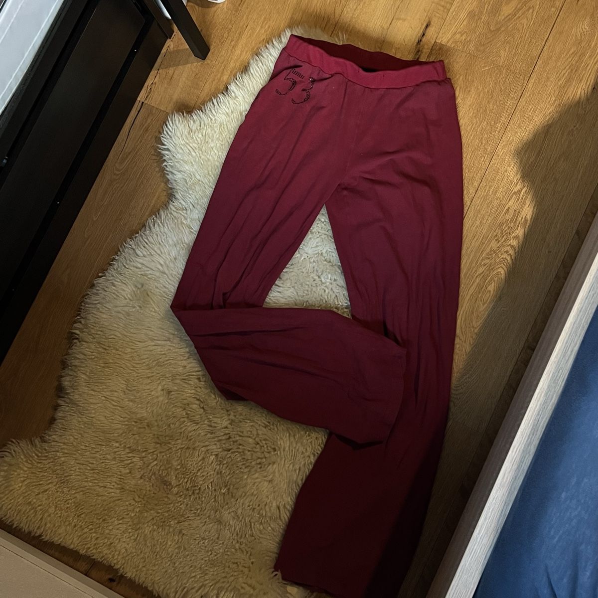 Pantaloni: Pyjama Hose/Jogginghose Weinrot – Nuovo (secondo la descrizione) da Chur venduto da noe_mh8b 1
