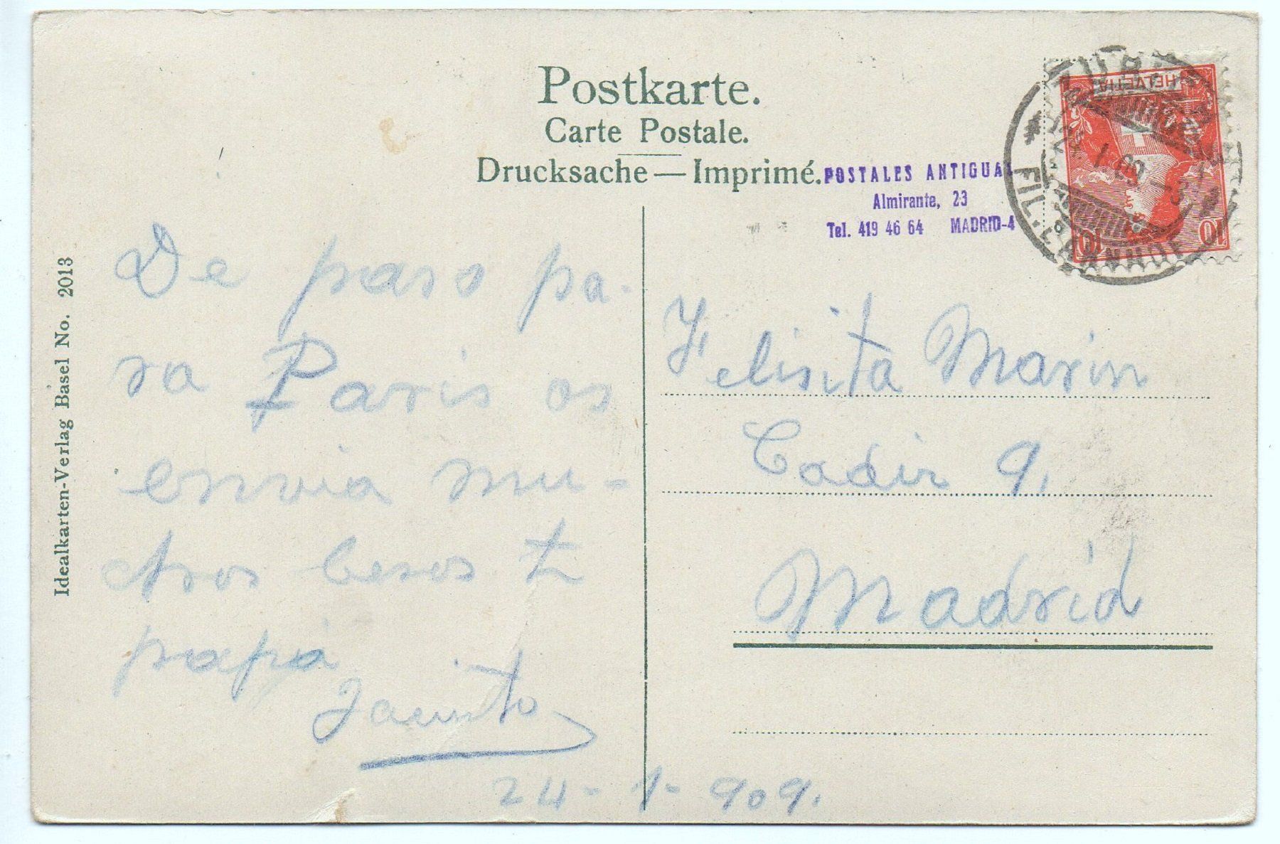 Cartes postales: ZÜRICH Hauptpost – D'occasion à Jona par philajona 1