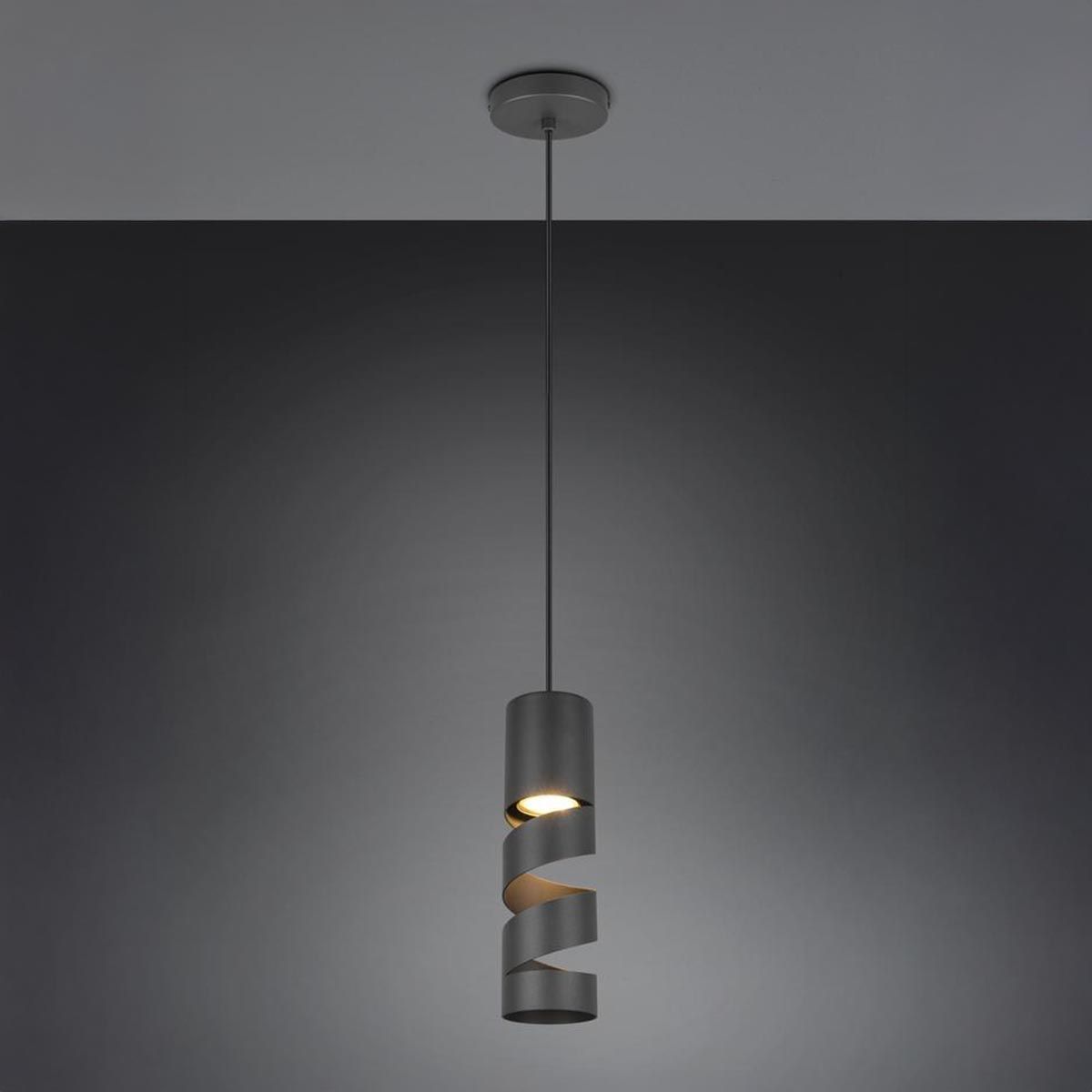 Lampadari & plafoniere: Pendelleuchte, Schwarz, Spirale, 12 cm Ø – Nuovo (secondo la descrizione) da Kreuzlingen venduto da Smart-Light