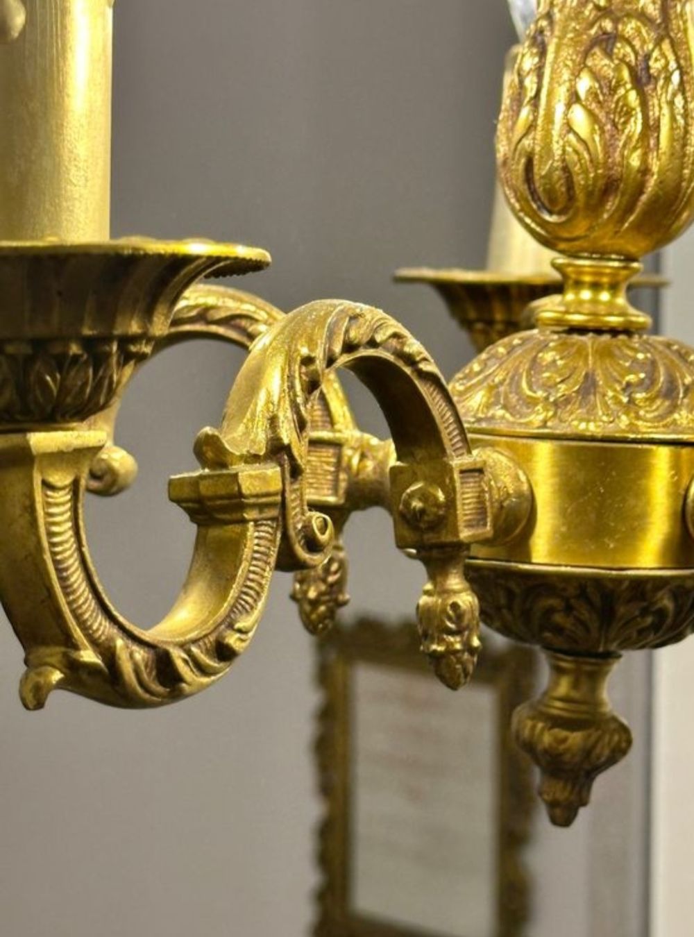 Lustres & lampes de plafonds: Antiker 5-armiger Kronleuchter – D'occasion à St. Gallen par charly92 3