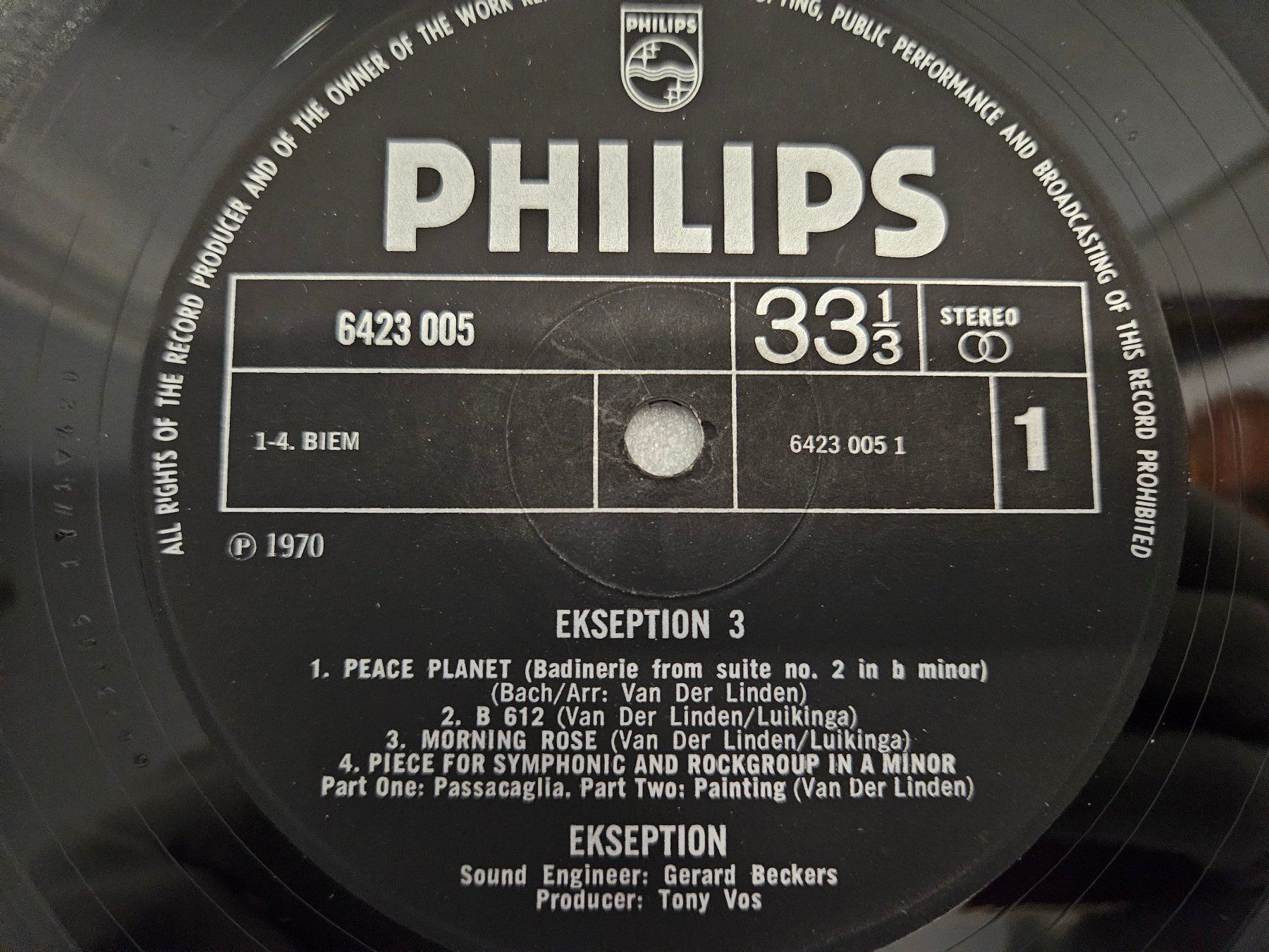 Schallplatten: Ekseption – Ekseption 3 (LP, Rock) – Gebraucht aus Uster von Vinyl-Leidenschaft 4