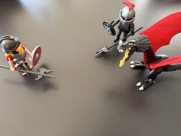 Playmobil Ritter Figuren mit Drache guter Zustand