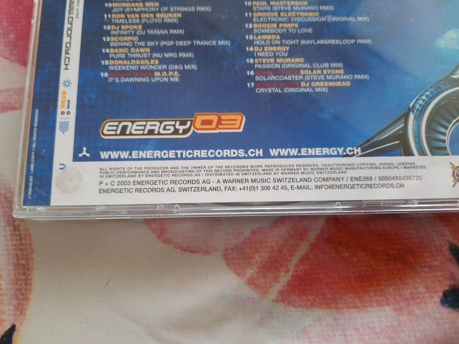CDs: CD Energy 03 - DJ Tatana & DJ Energy – D'occasion à Pully par bro_n52j 4