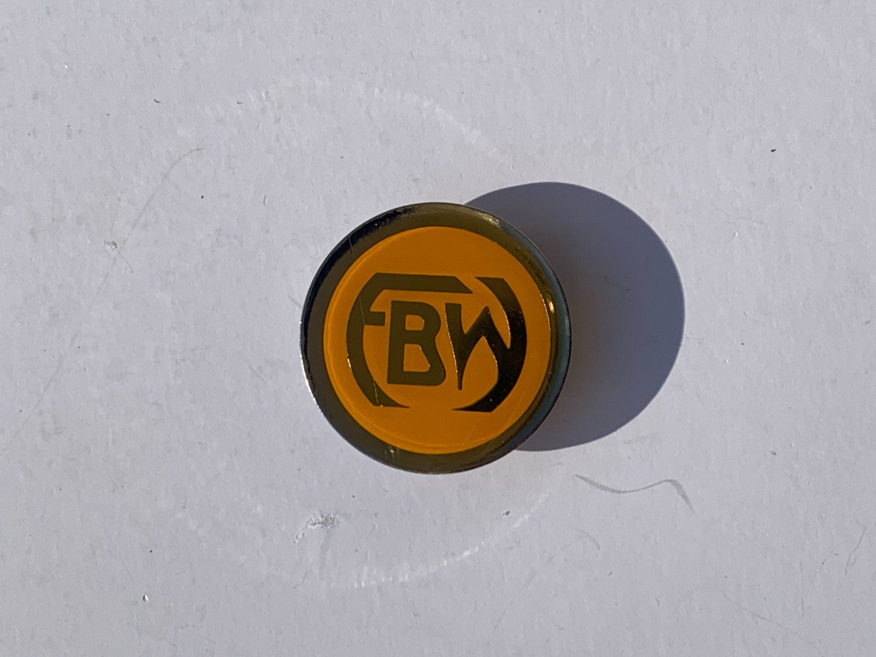 Calamite: FBW Signet Magnet metall Version gelb Postauto – Nuovo (secondo la descrizione) da Bern venduto da AWiBe 1