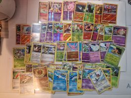 Pokemon card lot in French and English