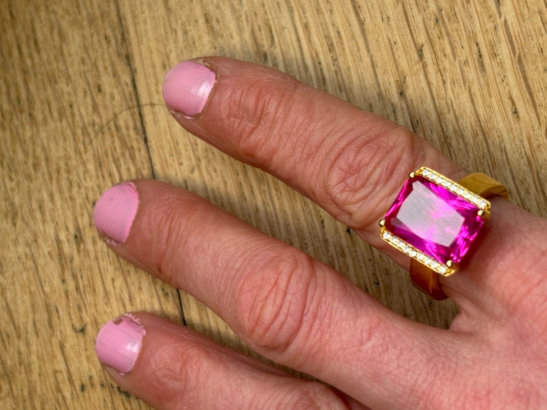 Anelli: Bague rose neuve de la marque Sif Jakob – Nuovo e nell'imballaggio originale da Peseux venduto da Huna12