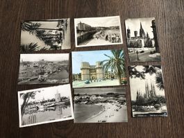 8 alte Ansichtskarten ESPANA - interessnte Motive