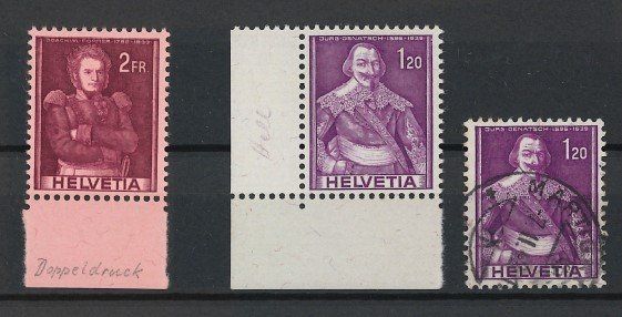 Tutti i francobolli: Doppelprägung und heller Druck – Nuovo (secondo la descrizione) da Bellach venduto da qsearch