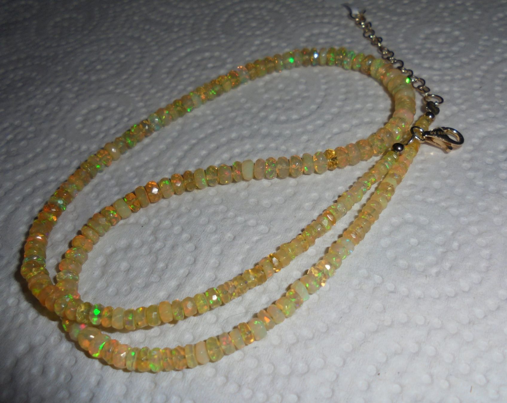 Catenine: Echtschmuck; Welo-Opal Halskette – Nuovo (secondo la descrizione) da Zuchwil venduto da maumauchi 5
