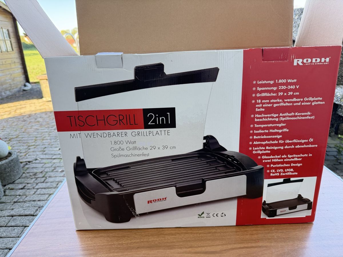 Grills: Tischgrill RODHE – Neu und originalverpackt aus Horriwil von Joseph24 5