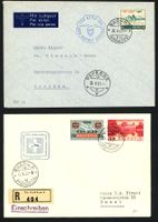 Posten mit allen Pro Aero Belegen, Jubiläumsflügen 1938-49