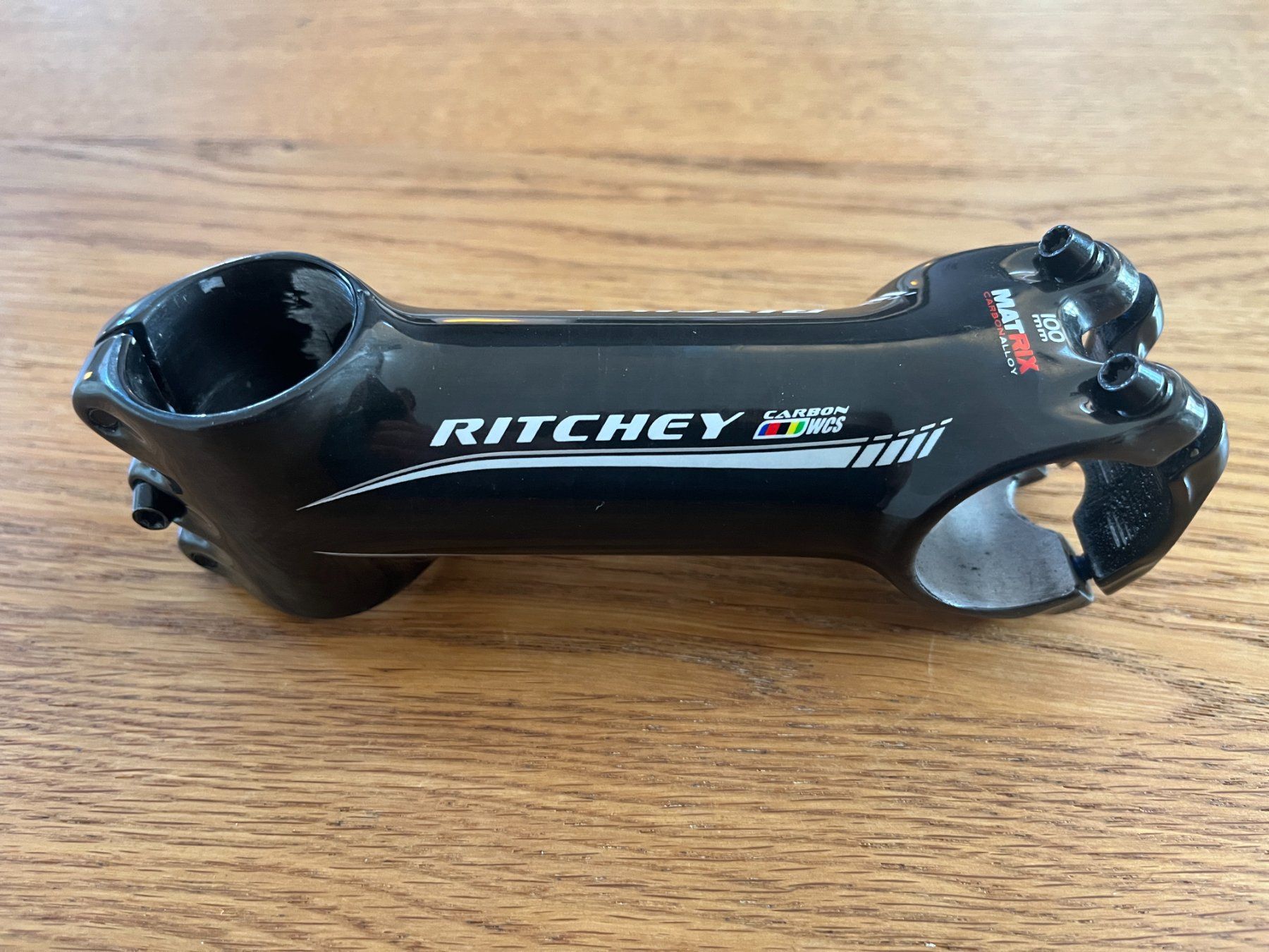 Ritchey Pezzi di ricambio: Ritchey Carbon Matrix WCS 260 Vorbau 100 mm – Usato da Bern venduto da pengozoid 1