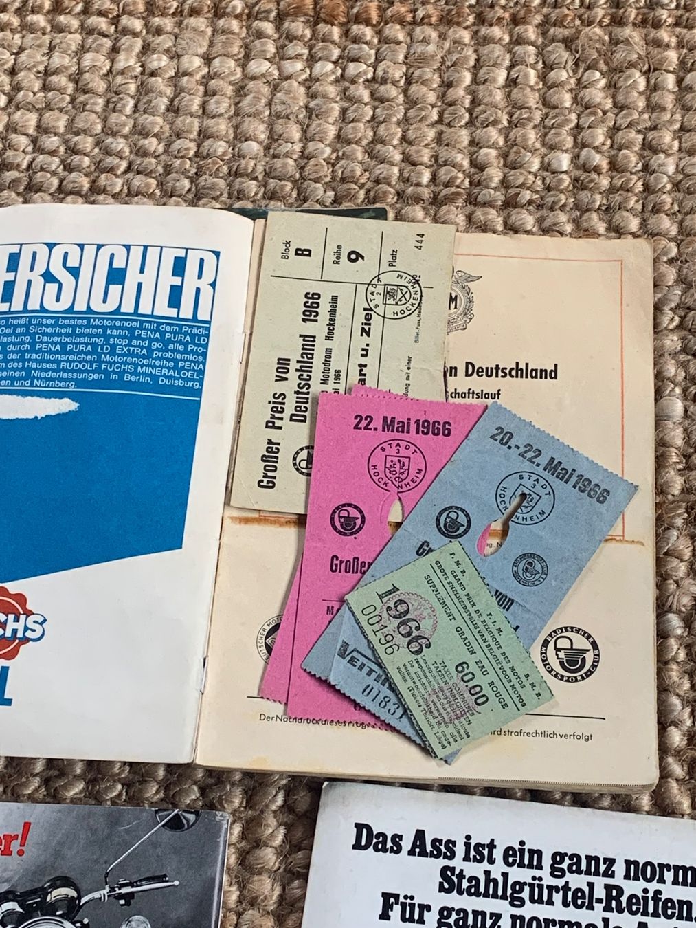 Documents: Alte Programme Hockenheim – D'occasion à Bibern SO par wecafra 7