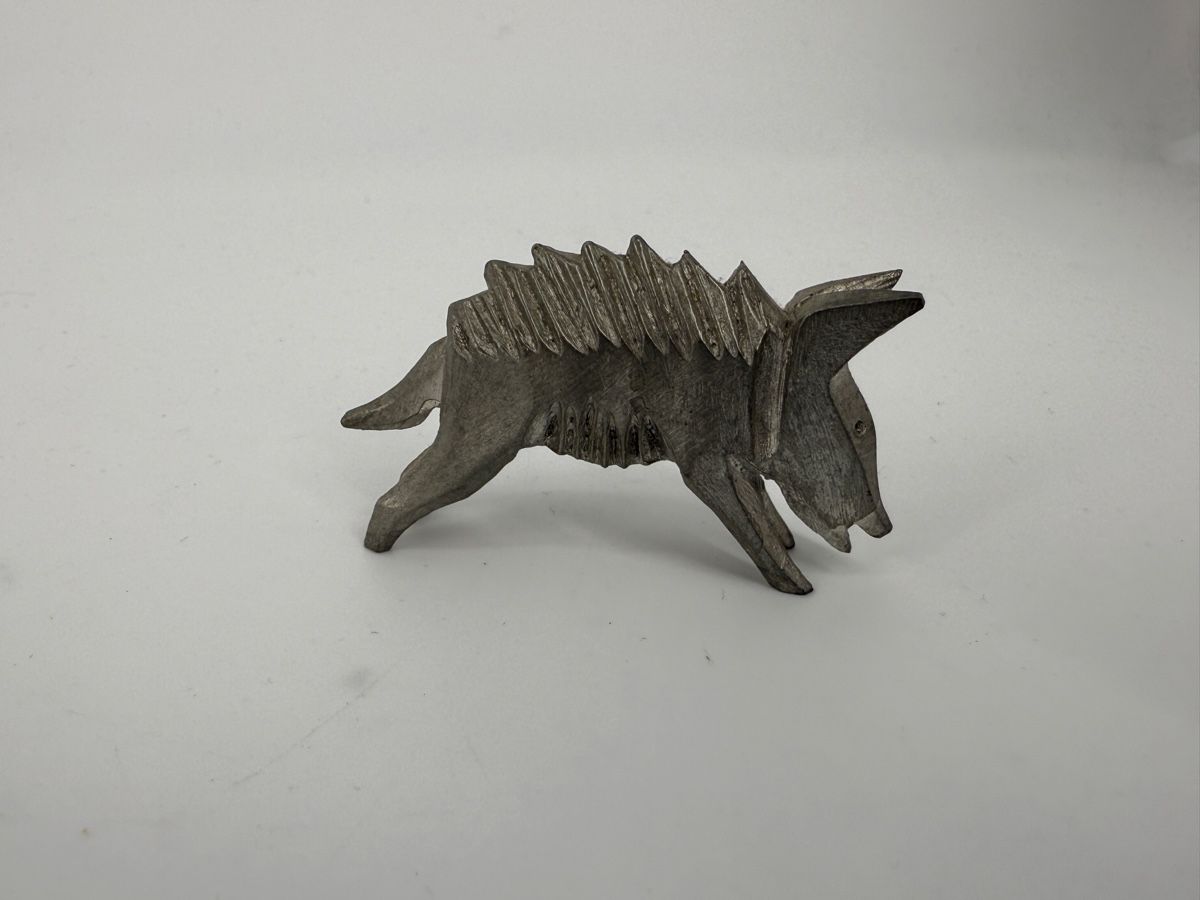 Figuren: Kleine Metallfigur Wildschwein  – Gebraucht aus Auenstein von moin.