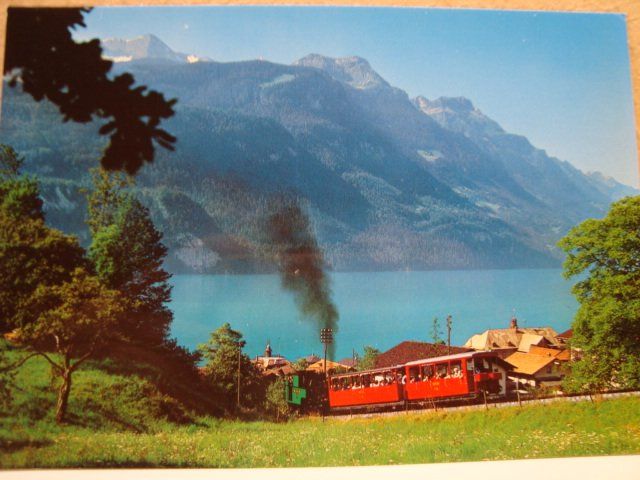 Ansichtskarten: BRB Brienzer Rothorn Bahn oberhalb Brienz – Neu und originalverpackt aus Thun von Abigboss