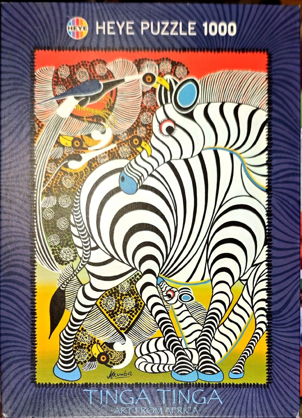 Puzzle: Heye Puzzle 1000 Teile Zebra – Usato da Aesch BL venduto da desi1991