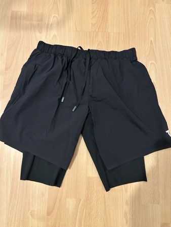 RYZON Phantom 2in1 Running Shorts Herren schwarz (Gr. L)