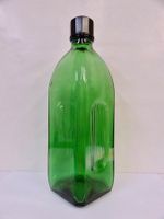 alte Flasche GIFTFLASCHE VORSICHT UNGENIESSBAR 1970 BÜLACH