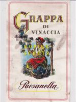 Etikette - Grappa di Vinaccia "Paesanella" /bd