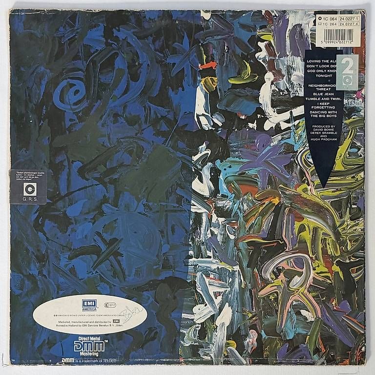 Vinyles: David Bowie  Tonight – D'occasion à Basel par dietschy77 1